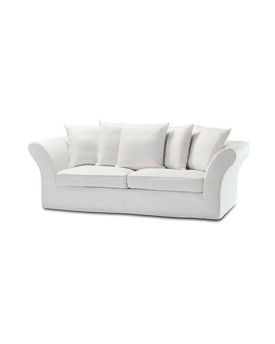 Hampton-sohvanpäällinen, off-white, 3-istuttava