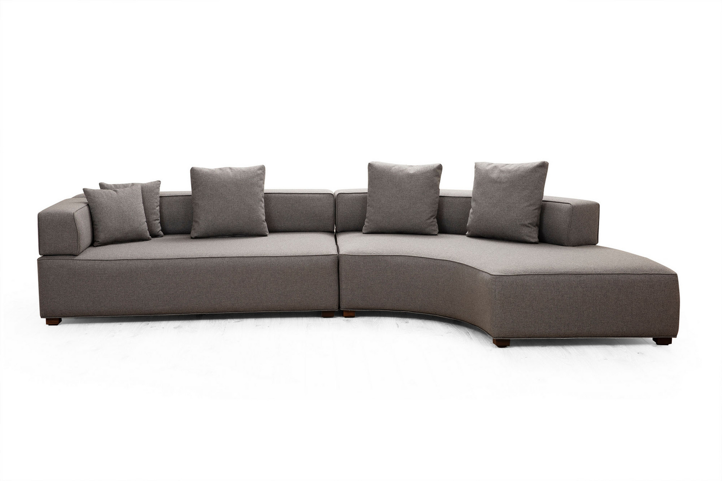 Norda Design Tyylikäs harmaa kulmasohva 180 x 105 cm