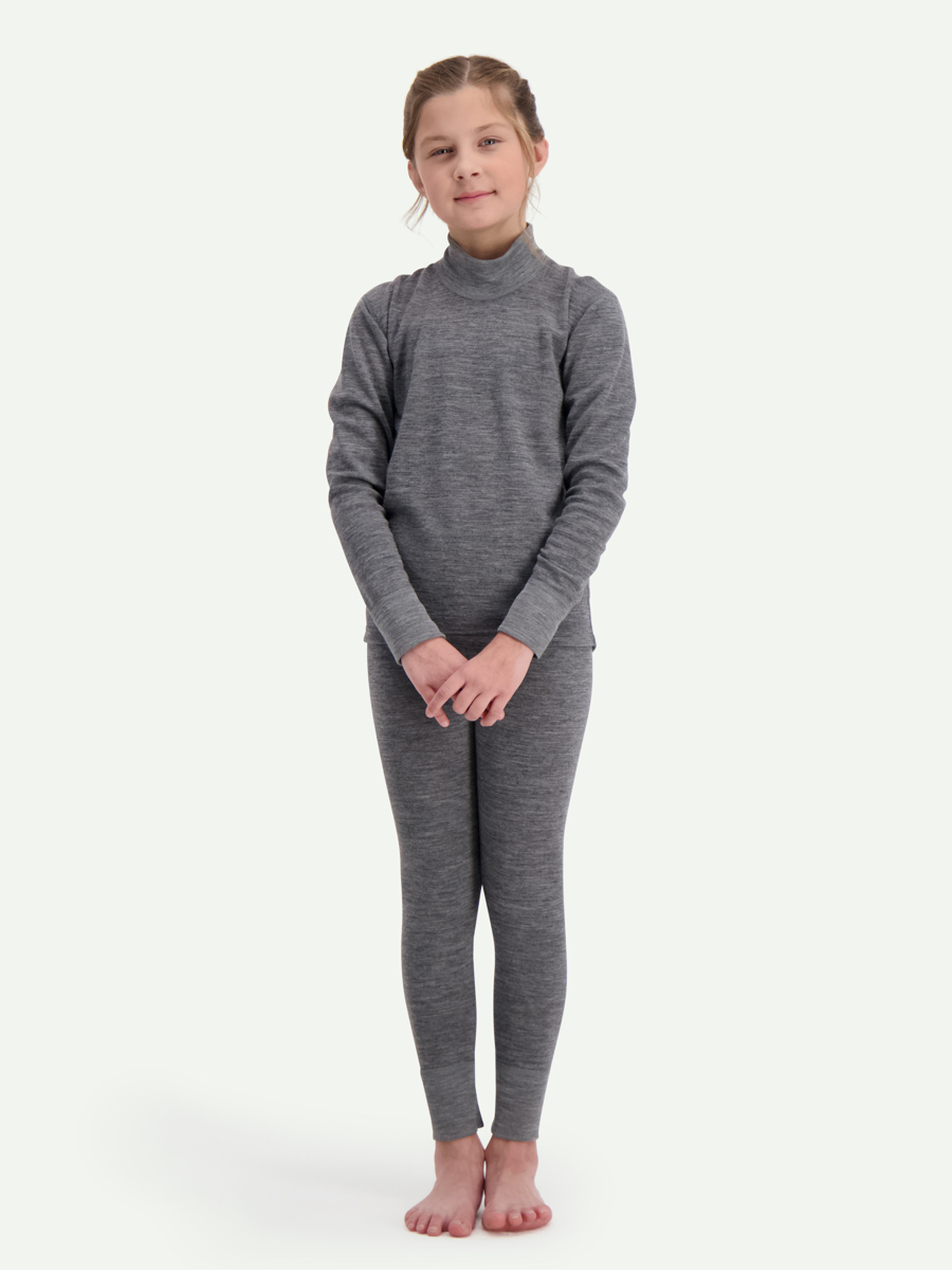 Svala Merino Extreme -Lasten Kerrasto Harmaa 110 cm